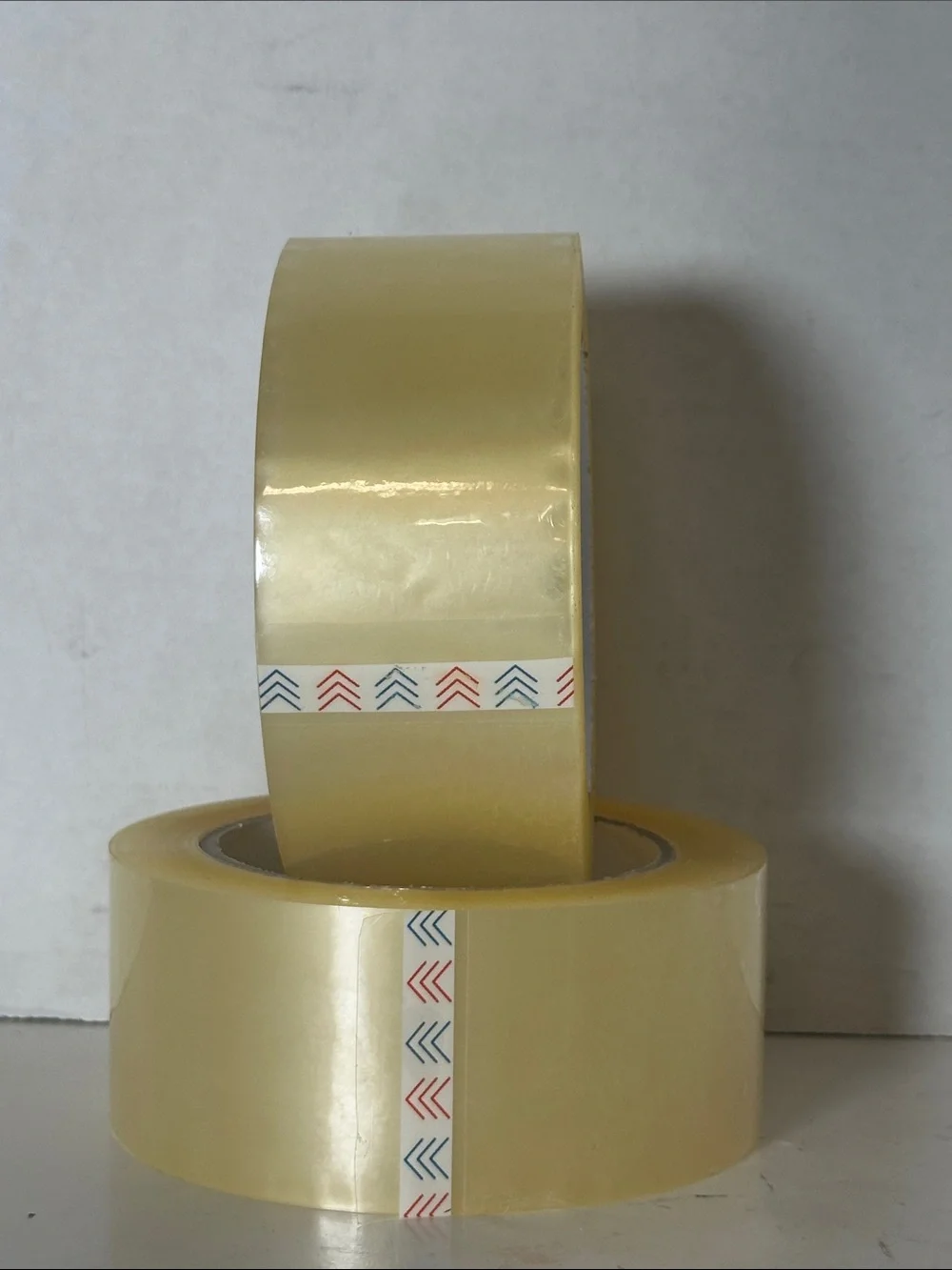 Clear Packing Tape Rolls - Yellow Tint